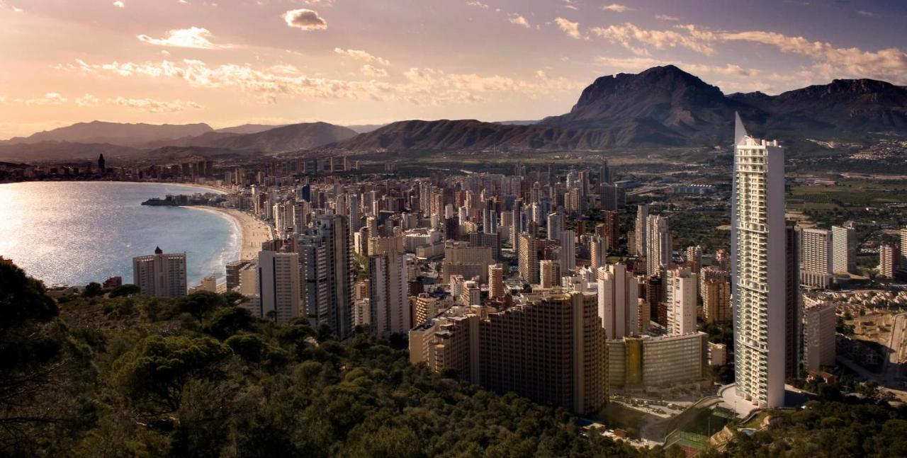 Apartament Skyline 31 Terraza Privada Con Vistas Al Mar Benidorm Zewnętrze zdjęcie