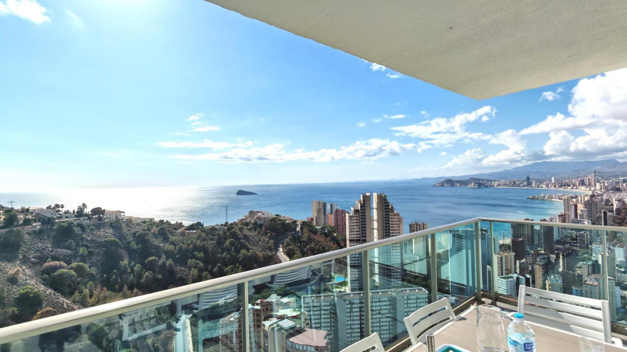 Apartament Skyline 31 Terraza Privada Con Vistas Al Mar Benidorm Zewnętrze zdjęcie