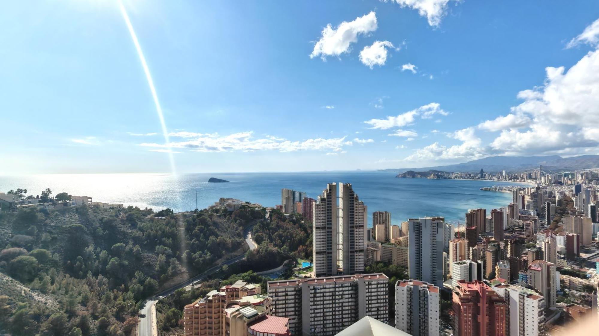 Apartament Skyline 31 Terraza Privada Con Vistas Al Mar Benidorm Zewnętrze zdjęcie